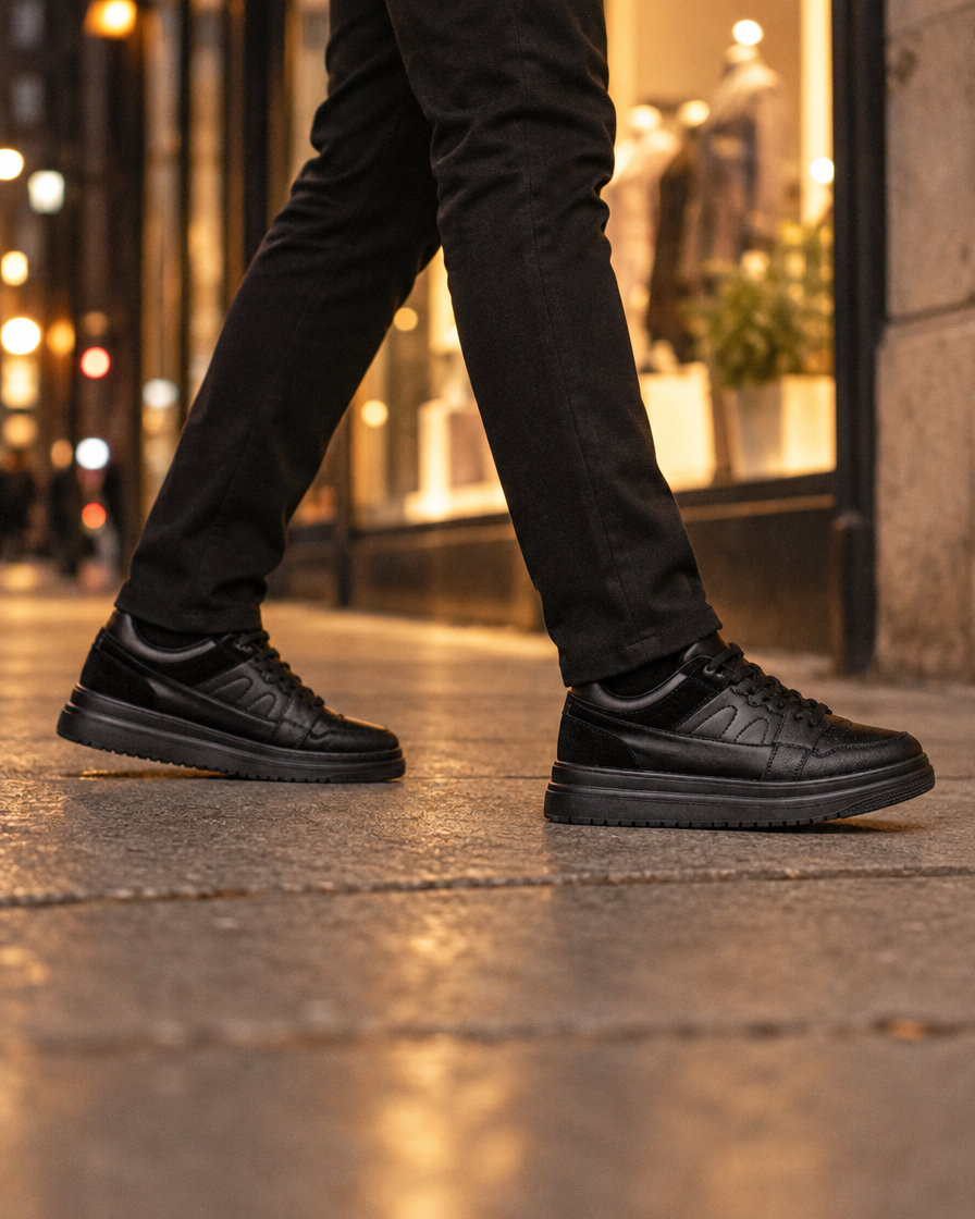 Notturno worn on foot